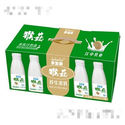 380mlx8瓶多宝来猴菇养生米乳饮品