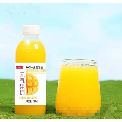 爱尚客芒果味果味饮料360ml网红果汁饮品