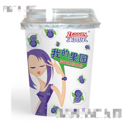 蓝莓果粒酸奶