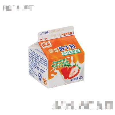 屋顶草莓酸奶200ml