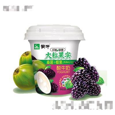 纤维新意大果粒酸奶(桑葚+椰