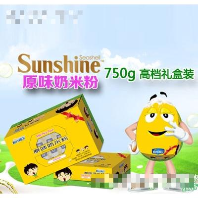 阳光海贝原味奶米粉750g