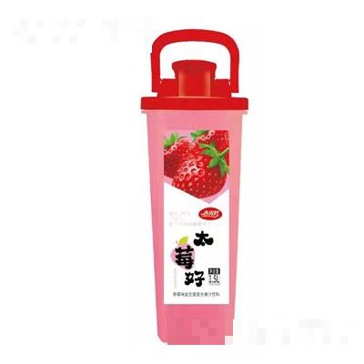 春尚好草莓味益生菌复合果汁饮料1.5L