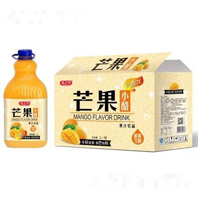 海之吟芒果小酪果汁饮品2L×6瓶