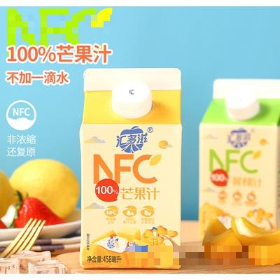 汇多滋100%NFC果汁芒果汁盒装458ml