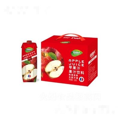佰恩氏苹果汁复合果汁饮料1L×6