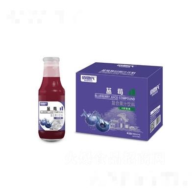 佰恩氏蓝莓汁复合果汁饮料1L×6