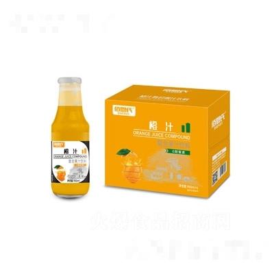 佰恩氏橙汁复合果汁饮料980ml×6