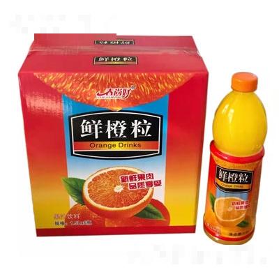 春尚好鲜橙粒果汁饮料1.5LX6
