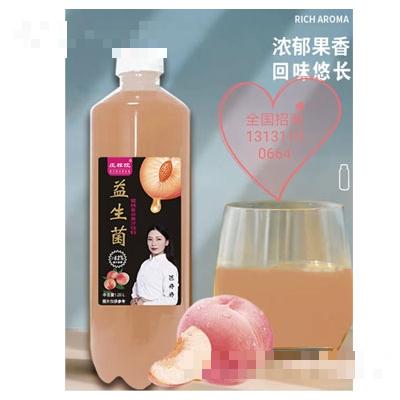 庄稼院益生菌蜜桃复合果汁饮料1.25L