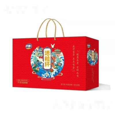 纤维+活力纤膳食纤维橙汁饮料480ml×8