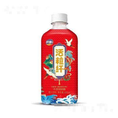 纤维+活力纤无蔗糖橙汁饮料480ml
