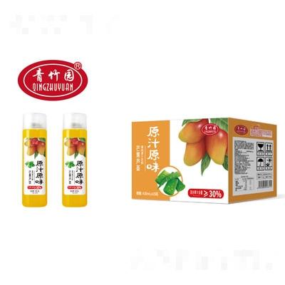 青竹园芒果芦荟复合果肉果汁饮料430mlX15