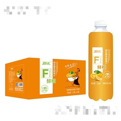 宜泉发酵鲜橙复合果汁饮料1.08Lx8瓶