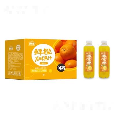 维他星鲜橙发酵果汁1.1LX8瓶