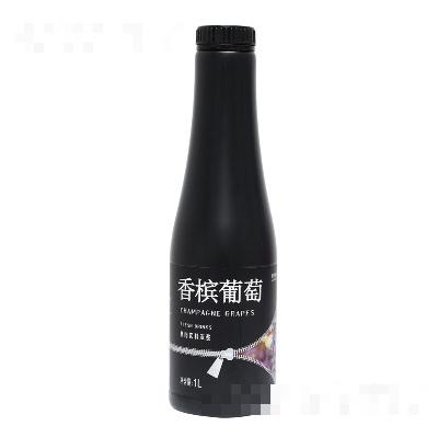 臻典香槟葡萄汁果肉果汁饮料浓浆1L