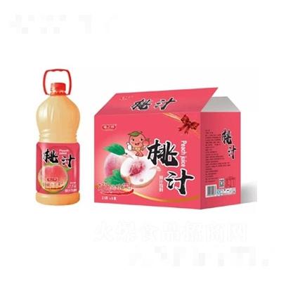 海之吟桃汁饮料2.5L×6瓶