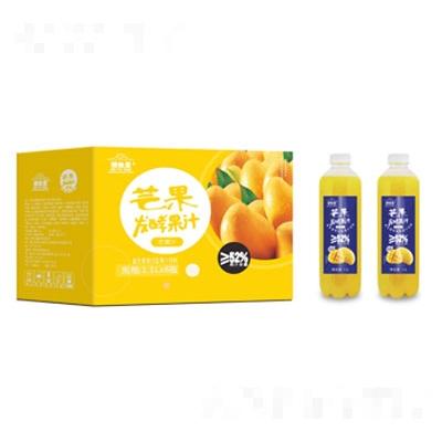 维他星芒果发酵果汁1.1LX8瓶