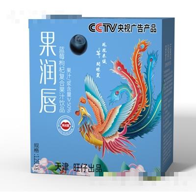 果润唇蓝莓枸杞复合果汁饮品1.25LX6