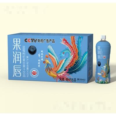 果润唇蓝莓枸杞复合果汁饮品360mlX15瓶