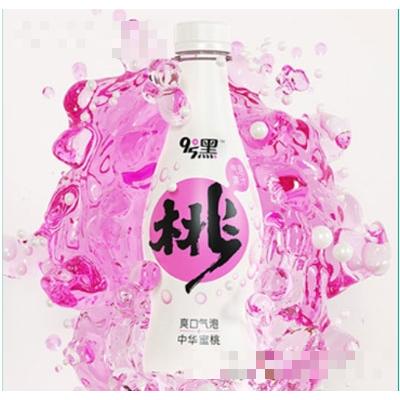 汇源95°黑气泡果汁中华蜜桃味