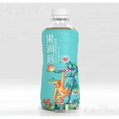 果润唇蜜桃荔枝复合果汁饮品360ml