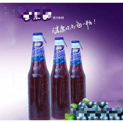 金果园蓝莓果汁瓶装果汁饮料