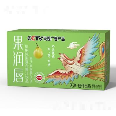 果润唇枇杷炖梨复合果汁饮品360mlX15