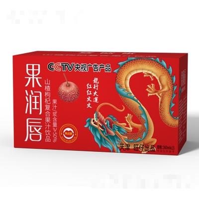 果润唇山楂枸杞复合果汁饮品360mlX15