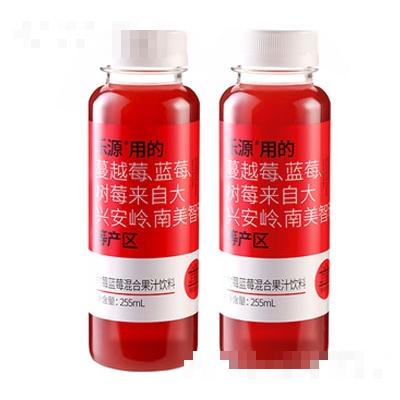 乐源壹品树莓蓝莓混合果汁255ml