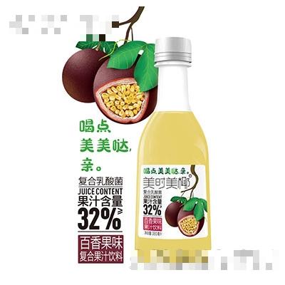 美时美椰复合乳酸菌百香果味380ml