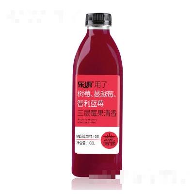乐源壹品树莓蓝莓混合果汁1.08L