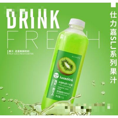 仕力嘉益生菌猕猴桃味复合果汁饮料1.1L