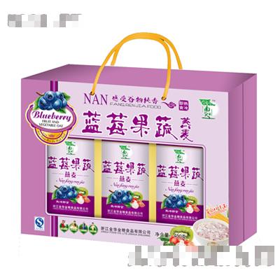 蓝莓果蔬燕麦开窗礼盒装400克
