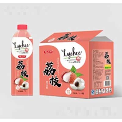海之吟荔枝果汁饮料1L×6瓶
