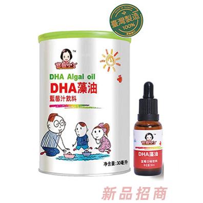 宝岛小丫DHA藻油蓝莓汁饮料