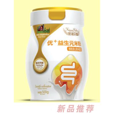 金诺贝婴优+益生元米粉（核桃淮山薏米配方）