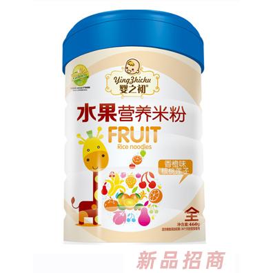 婴之初水果营养米粉-香橙味核桃莲子罐装
