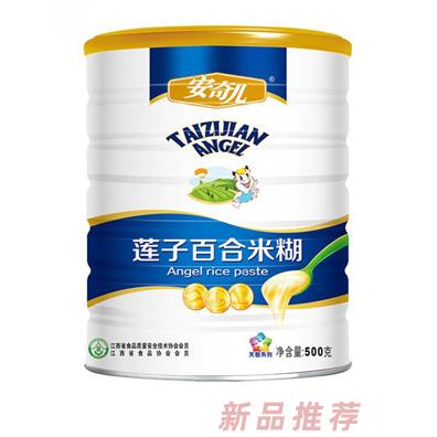 安奇儿天智系列莲子百合米糊铁罐
