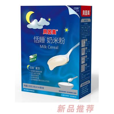 贝因美恬睡奶米粉