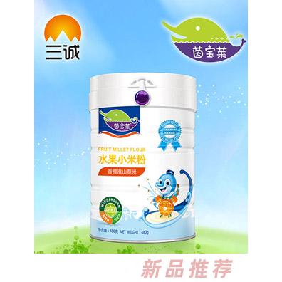 茵宝莱香橙淮山薏米水果小米粉罐装