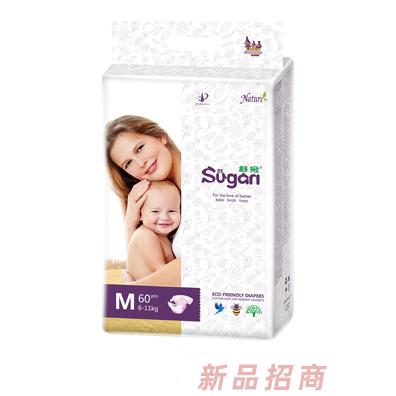 舒冠婴幼儿本色纸尿裤M