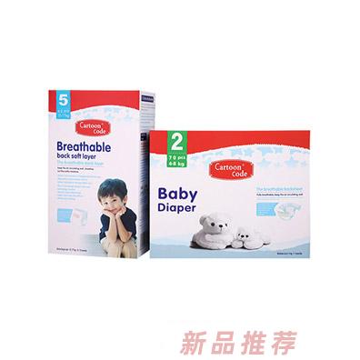 卡通密码纸尿裤