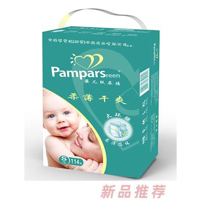 超能阿布柔薄干爽婴儿纸尿裤S114