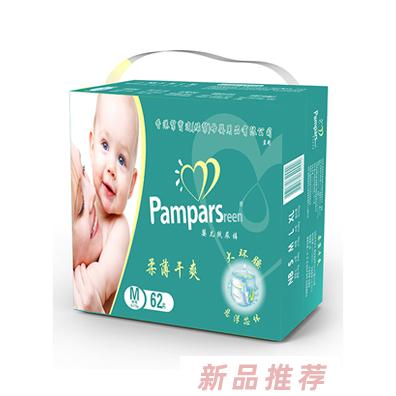 超能阿布柔薄干爽婴儿纸尿裤M62
