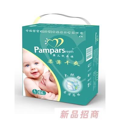 超能阿布柔薄干爽婴儿纸尿裤L84