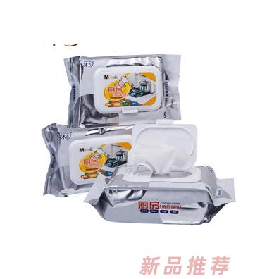 沐舒厨房清洁湿巾