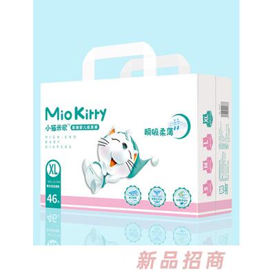 小猫米欧瞬吸柔薄纸尿裤XL码46片