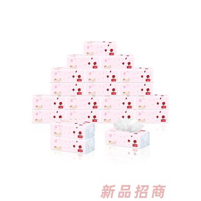 沐舒婴儿专用纸面巾金典玫瑰包装