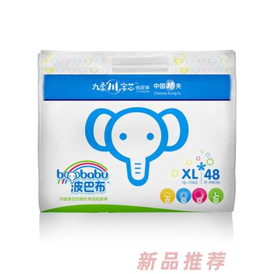 波巴布九柔川字芯纸尿裤XL48